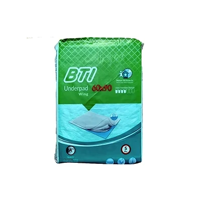 زیرانداز بیمار بی تی آی 90*60 بالدار 5 عددی