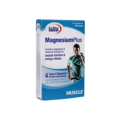 قرص منیزیم پلاس یوروویتال 30 عددی