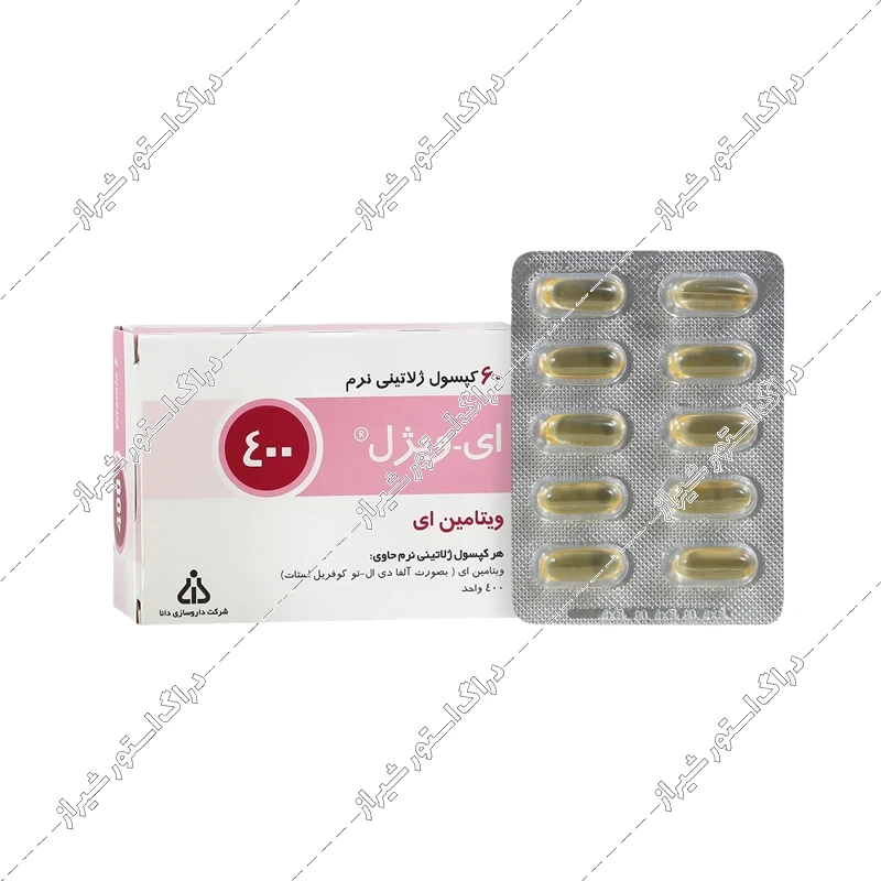 کپسول ویتامین E-400 ایویژل دانا 60 عددی