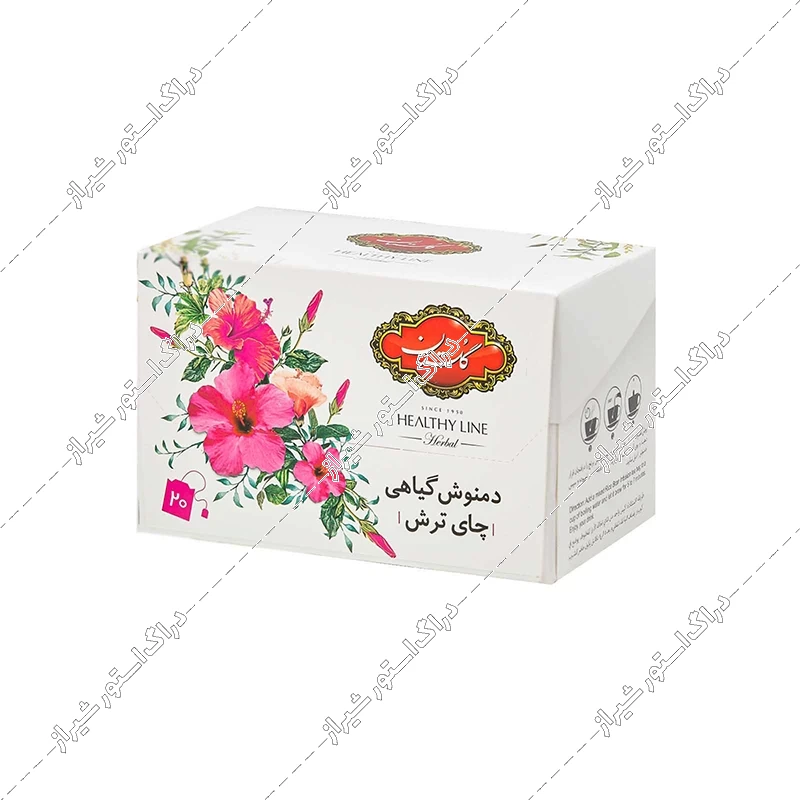 دمنوش چای ترش گلستان 20 عددی