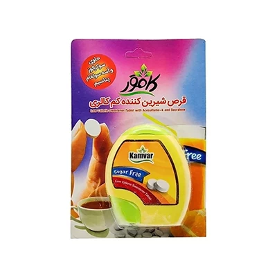 قرص شیرین کننده کم کالری کامور 250 عددی