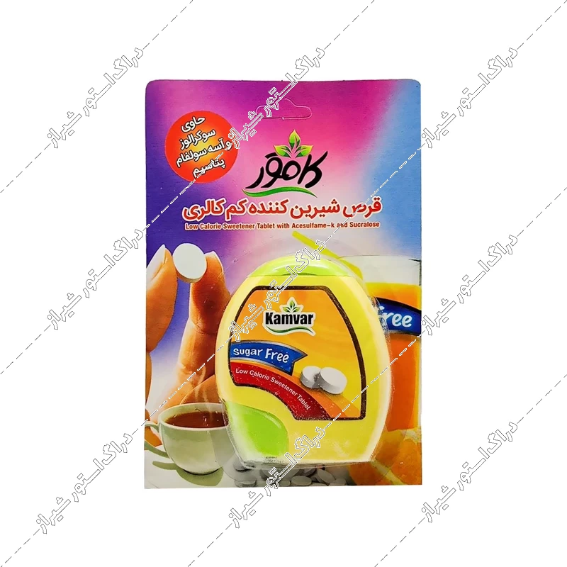 قرص شیرین کننده کم کالری کامور 250 عددی