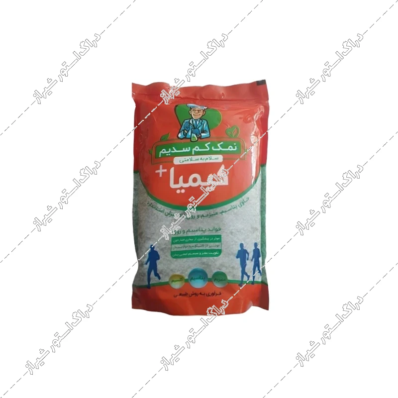 نمک کم سدیم نارنجی کیمیا حاوی پتاسیم و روی 500 گرم