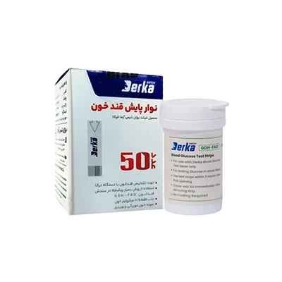 نوار تست قند خون درکا 50 عددی
