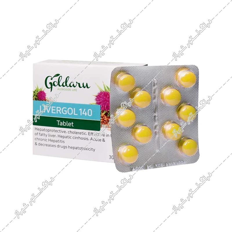 قرص لیورگل 140 گل دارو 30 عددی