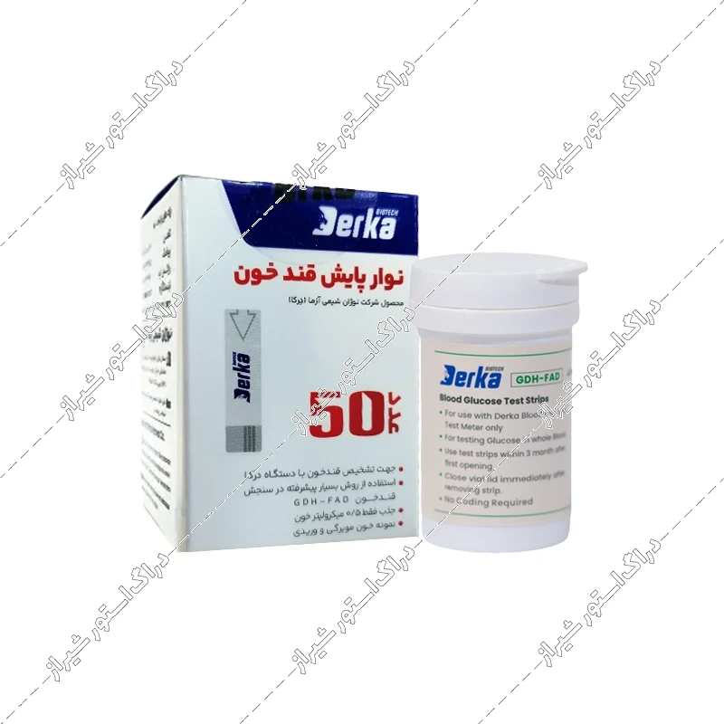 نوار تست قند خون درکا 50 عددی