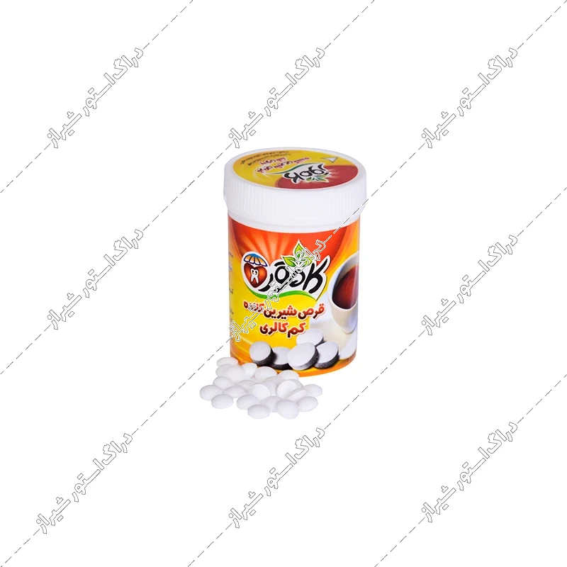 قرص شیرین کننده کم کالری استوانه‌ای کامور 250 عددی