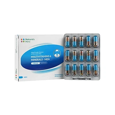 کپسول مولتی ویتامین آقایان زیر 50 سال نیچرز پلنتی 30 عددی