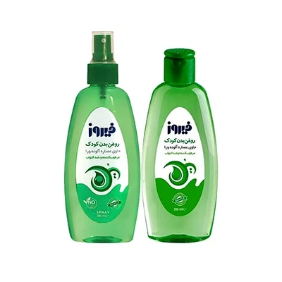 روغن بچه فیروز حاوی عصاره آلوئه ورا 200 میلی‌لیتر