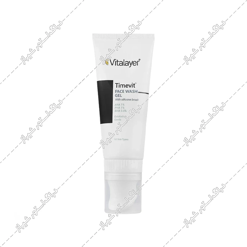 ژل براش تایم ویت ویتالیر مناسب انواع پوست 200 میلی‌لیتر