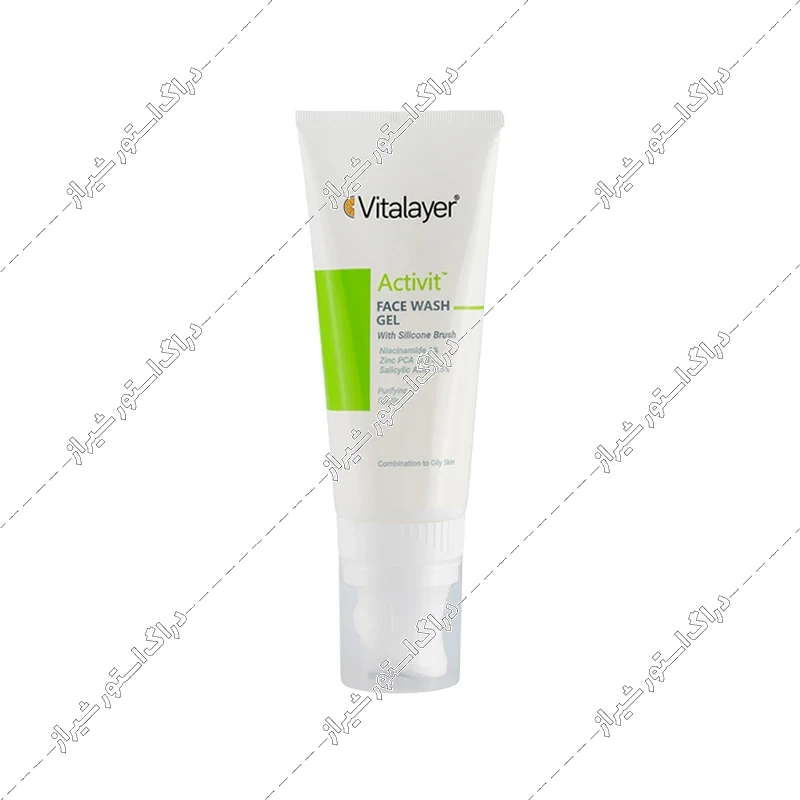 ژل براش اکتی ویت ویتالیر مناسب پوست چرب 200 میلی‌لیتر