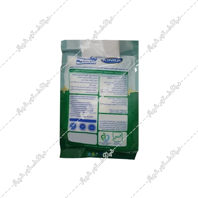 نمک کم سدیم سبز کیمیا حاوی پتاسیم 500 گرم