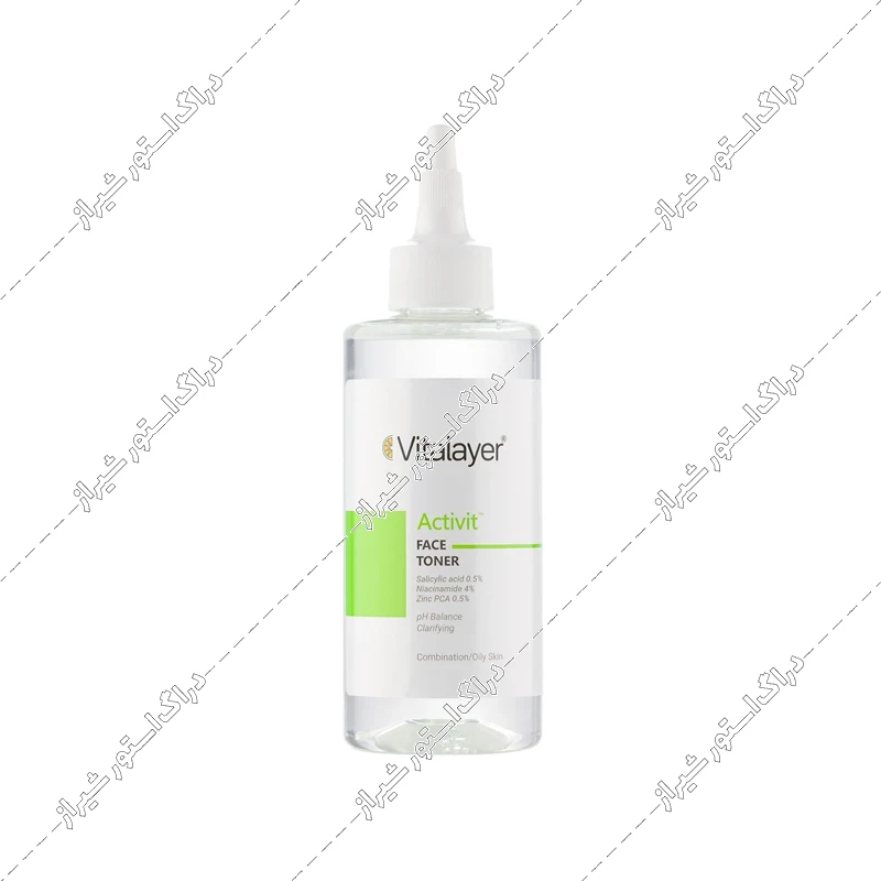 تونر اکتی ویت ویتالیر مناسب پوست چرب 200 میلی‌لیتر