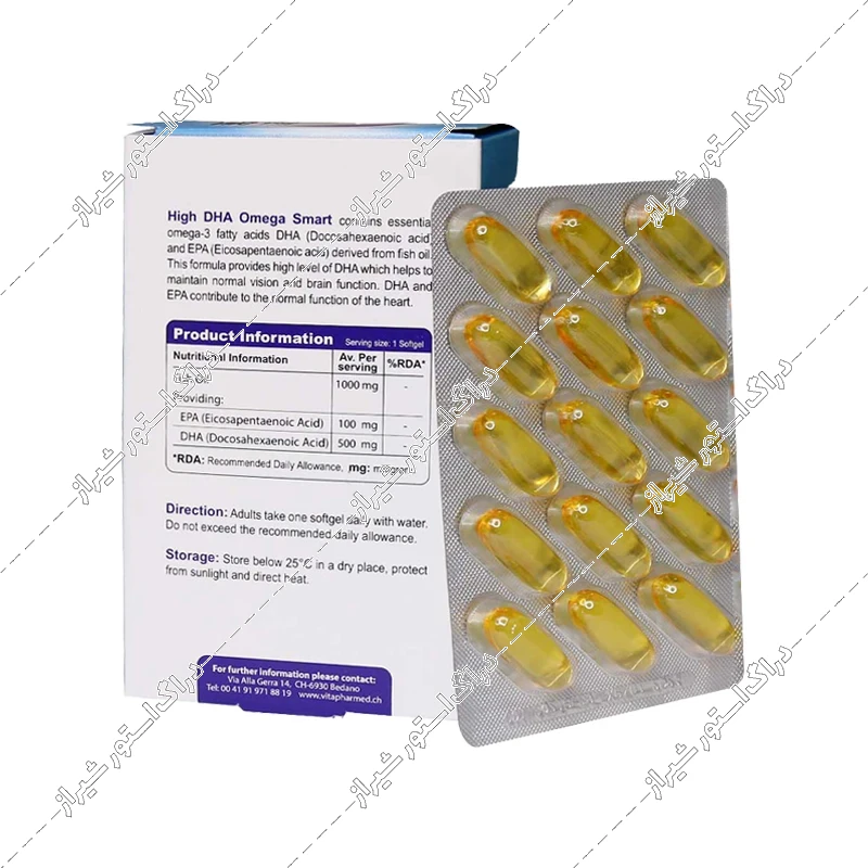 کپسول امگا 3 مدل High DHA ویواتیون 30 عددی