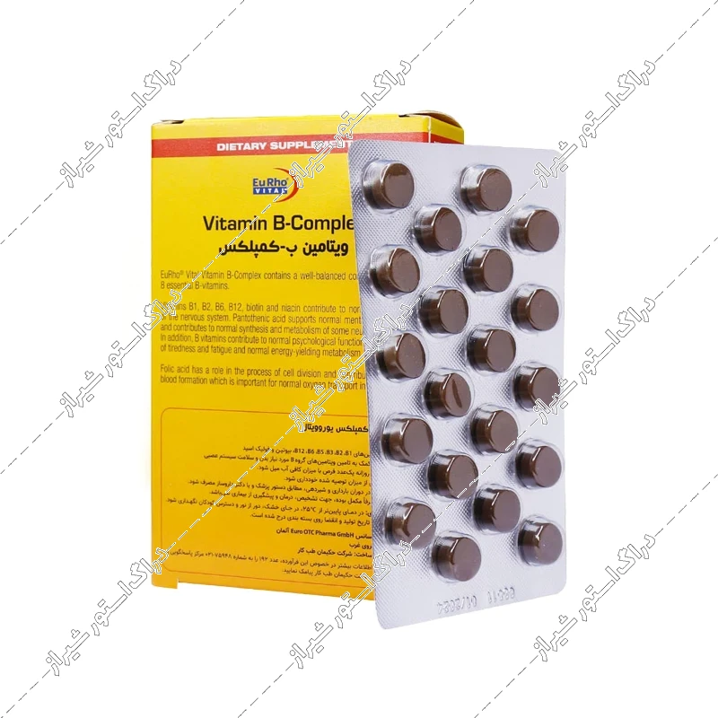 قرص ب کمپلکس یوروویتال 60 عددی