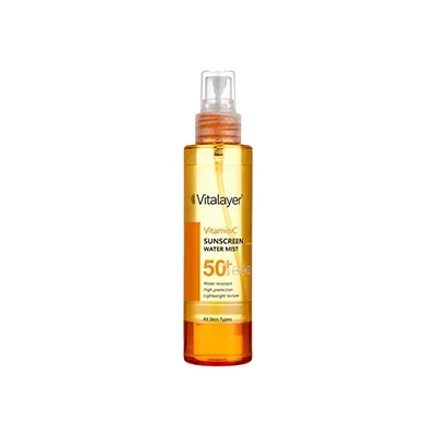 اسپری ضد آفتاب ویتامین سی SPF50 ویتالیر 150 میلی‌لیتر