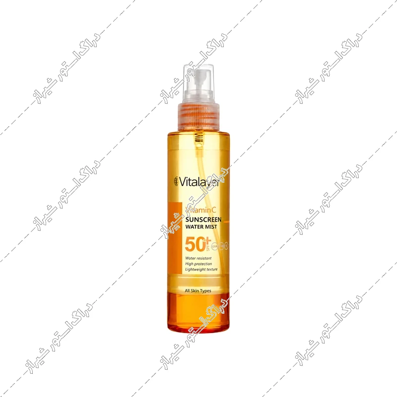 اسپری ضد آفتاب ویتامین سی SPF50 ویتالیر 150 میلی‌لیتر