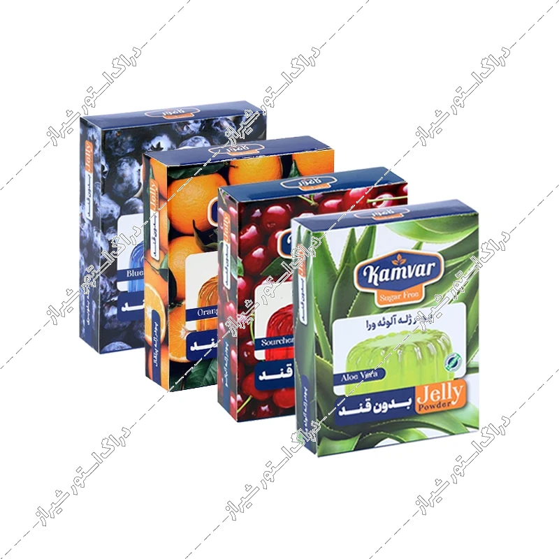 پودر ژله بدون قند و رژیمی کامور 36 گرم